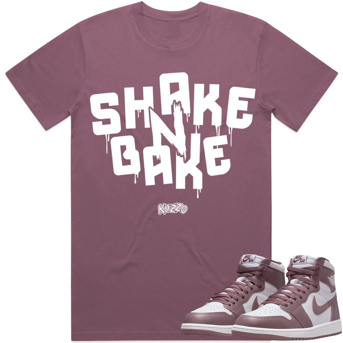 Mauve 1s Shirt to Match - Jordan 1 Mauve Sneaker Tees - Shake
