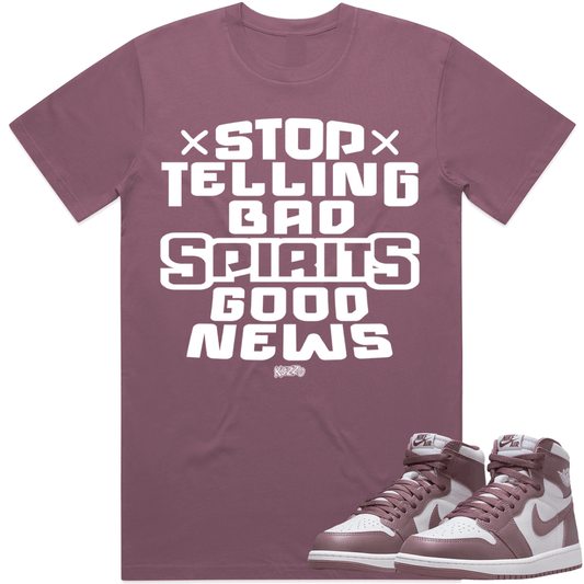 Mauve 1s Shirt to Match - Jordan 1 Mauve Sneaker Tees - Spirits