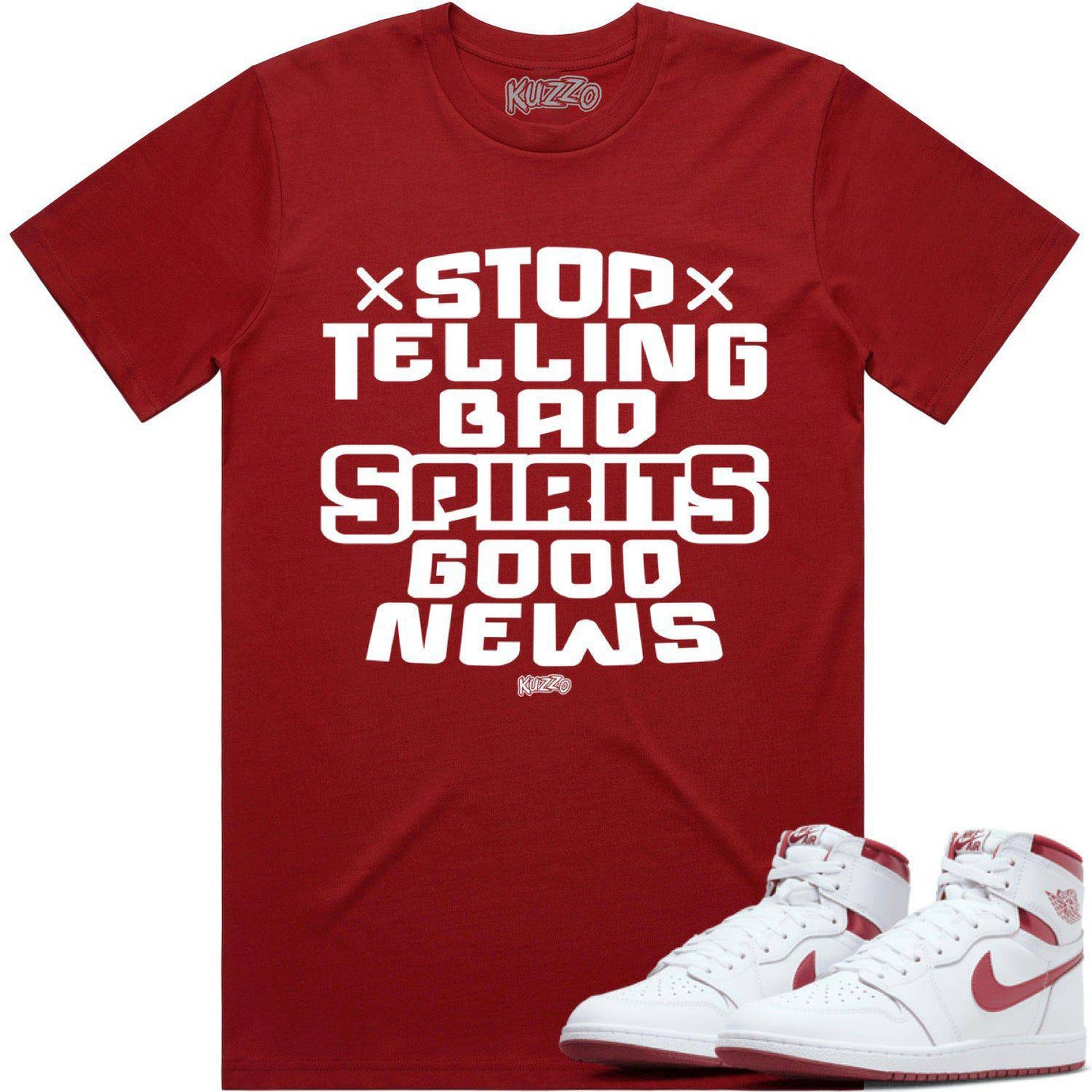 Metallic Burgundy 1s Shirts - Jordan 1 Metallic Burgundy - Spirits