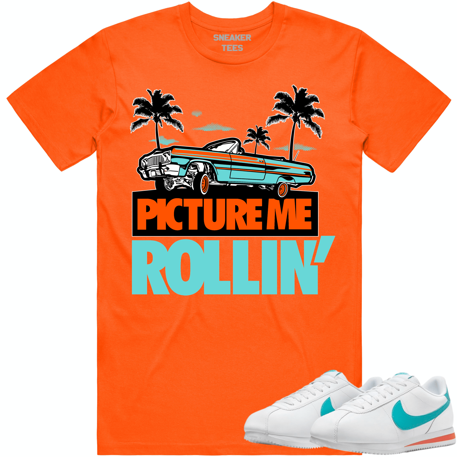 Miami Cortez Dolphins Shirt - Cortez Sneaker Tees - Picture Me
