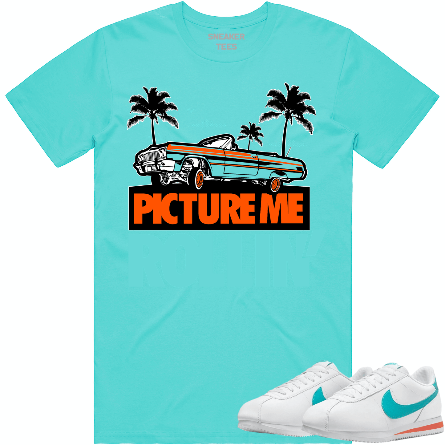 Miami Cortez Dolphins Shirt - Cortez Sneaker Tees - Picture Me