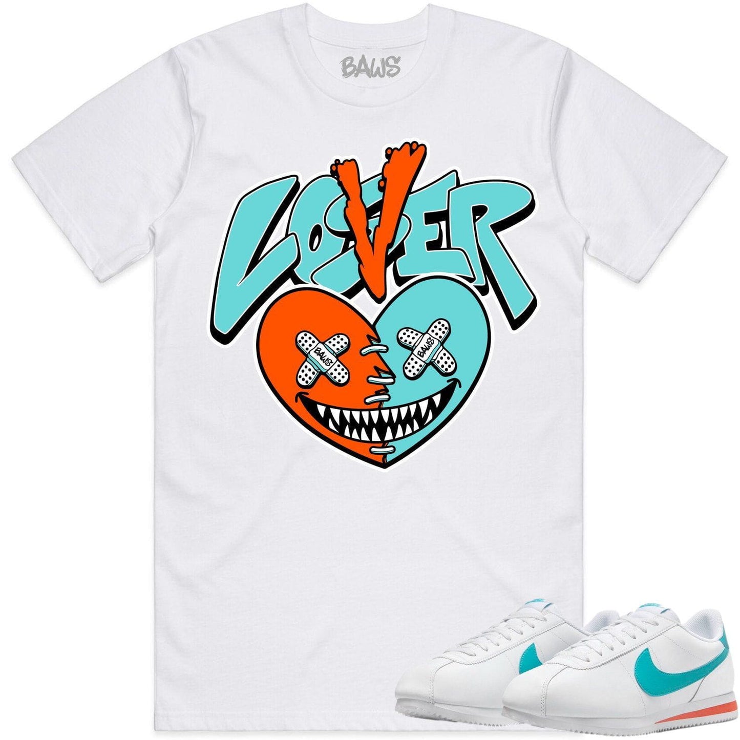 Miami Cortez Dolphins Shirt - Dolphins Sneaker Tees - Lover Loser Baws