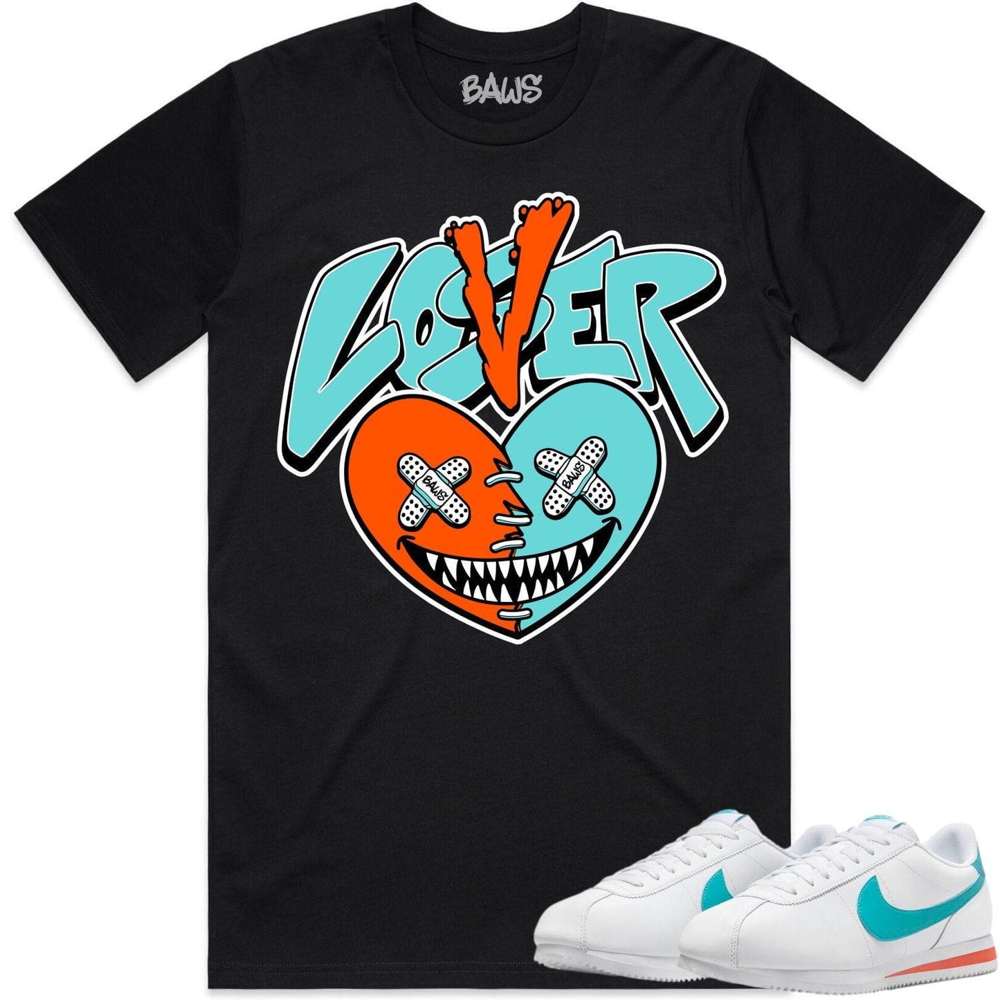 Miami Cortez Dolphins Shirt - Dolphins Sneaker Tees - Lover Loser Baws