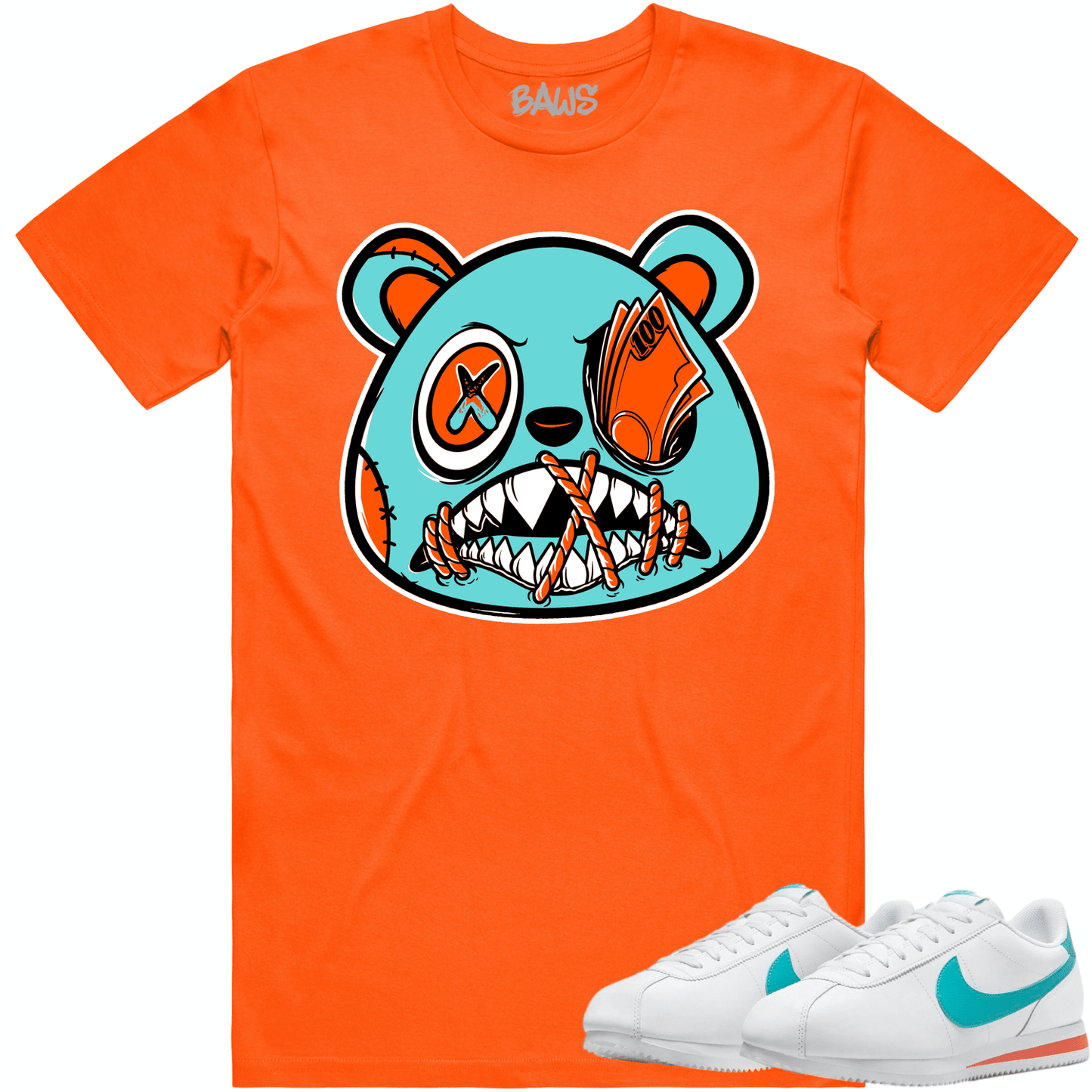 Miami Cortez Dolphins Shirt - Dolphins Sneaker Tees - Money Talks