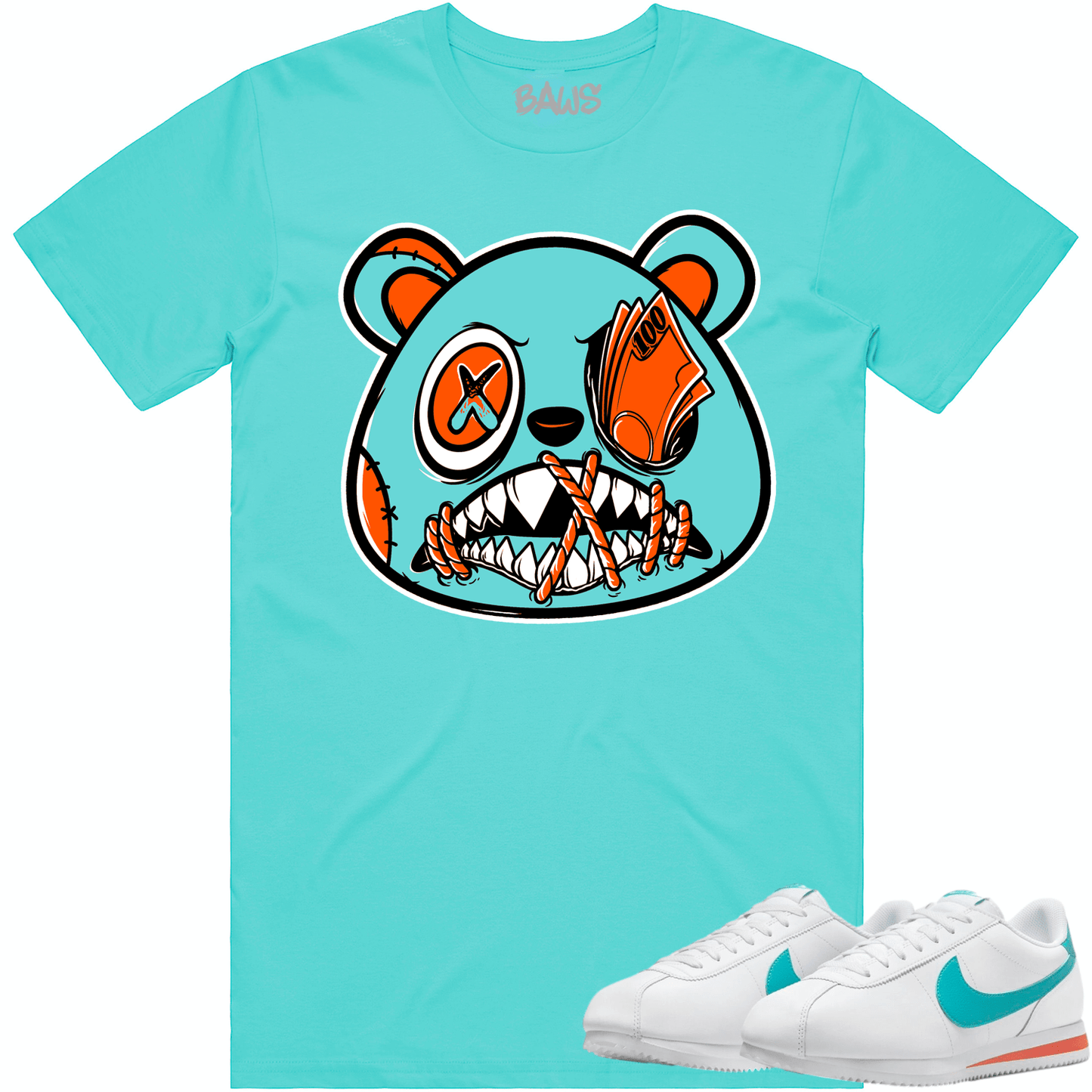 Miami Cortez Dolphins Shirt - Dolphins Sneaker Tees - Money Talks