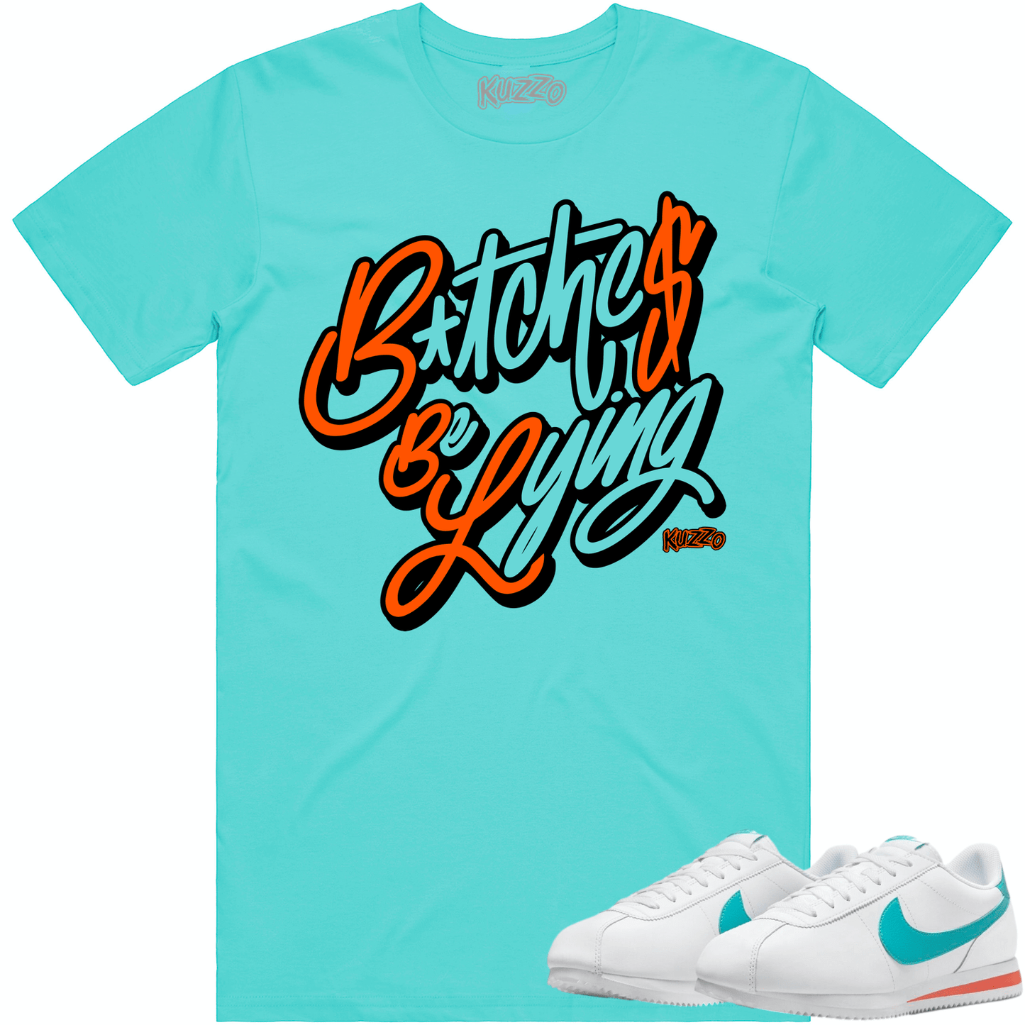 Miami Dolphin Cortez Shirt - Cortez Sneaker Tees - BBL