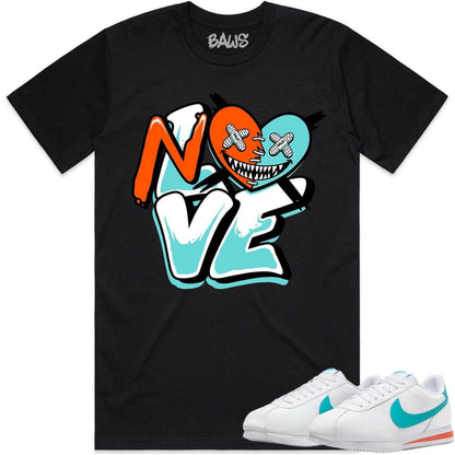 Miami Dolphin Cortez Shirt - Cortez Sneaker Tees - No Love Baws