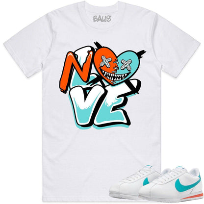 Miami Dolphin Cortez Shirt - Cortez Sneaker Tees - No Love Baws