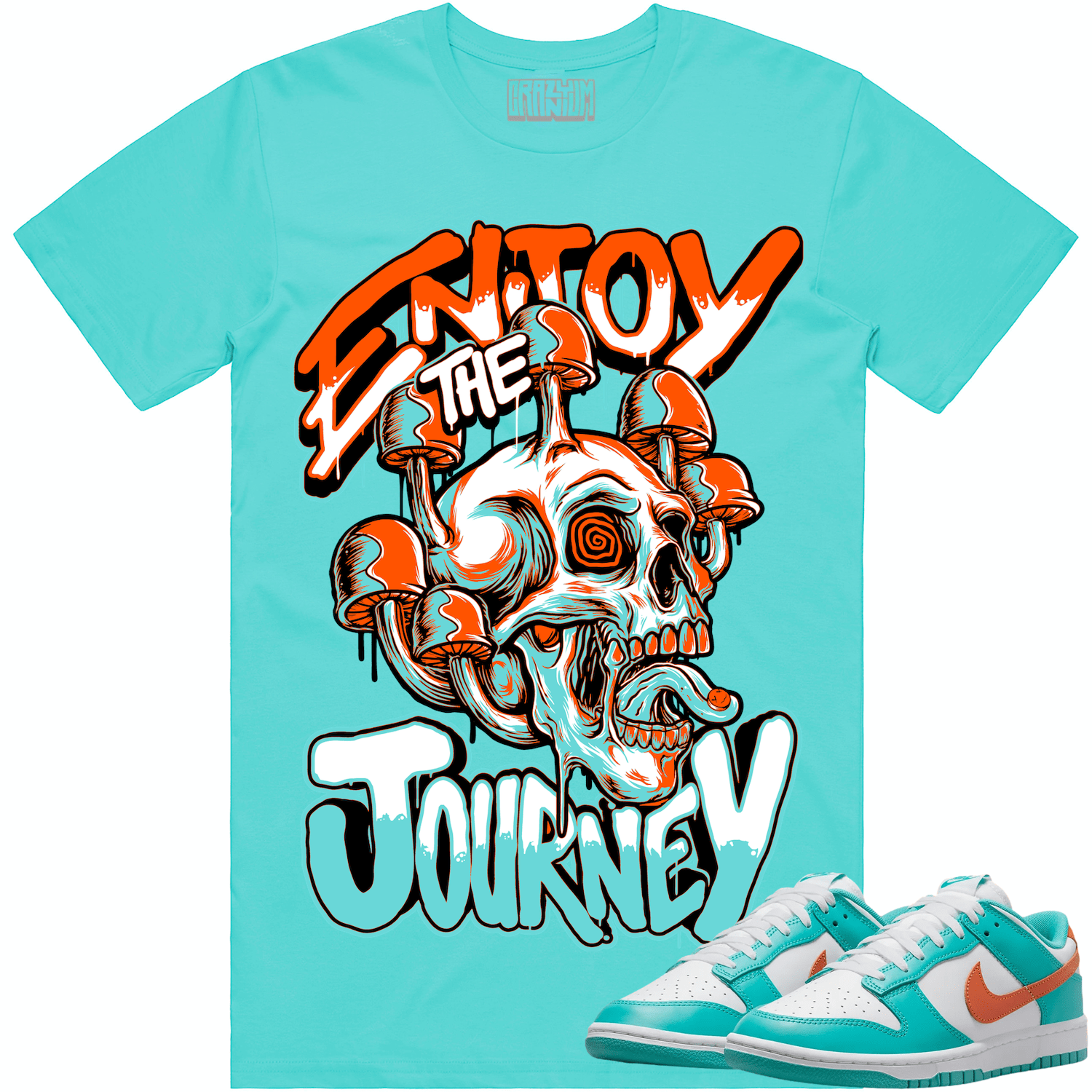 Miami Dolphin Dunks Shirts- Dunks Sneaker Tees - Enjoy the Journey