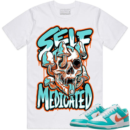 Miami Dolphin Dunks Shirts- Dunks Sneaker Tees - Self Medicated