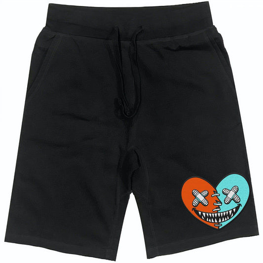 Miami Dolphin Dunks Shorts - Miami Heart Baws