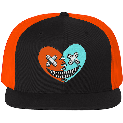 Miami Dolphin Dunks Trucker Hats - Miami Heart Baws