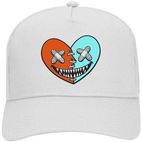 Miami Dolphin Dunks Truckers - Dolphin Trucker Hats - Miami Heart Baws