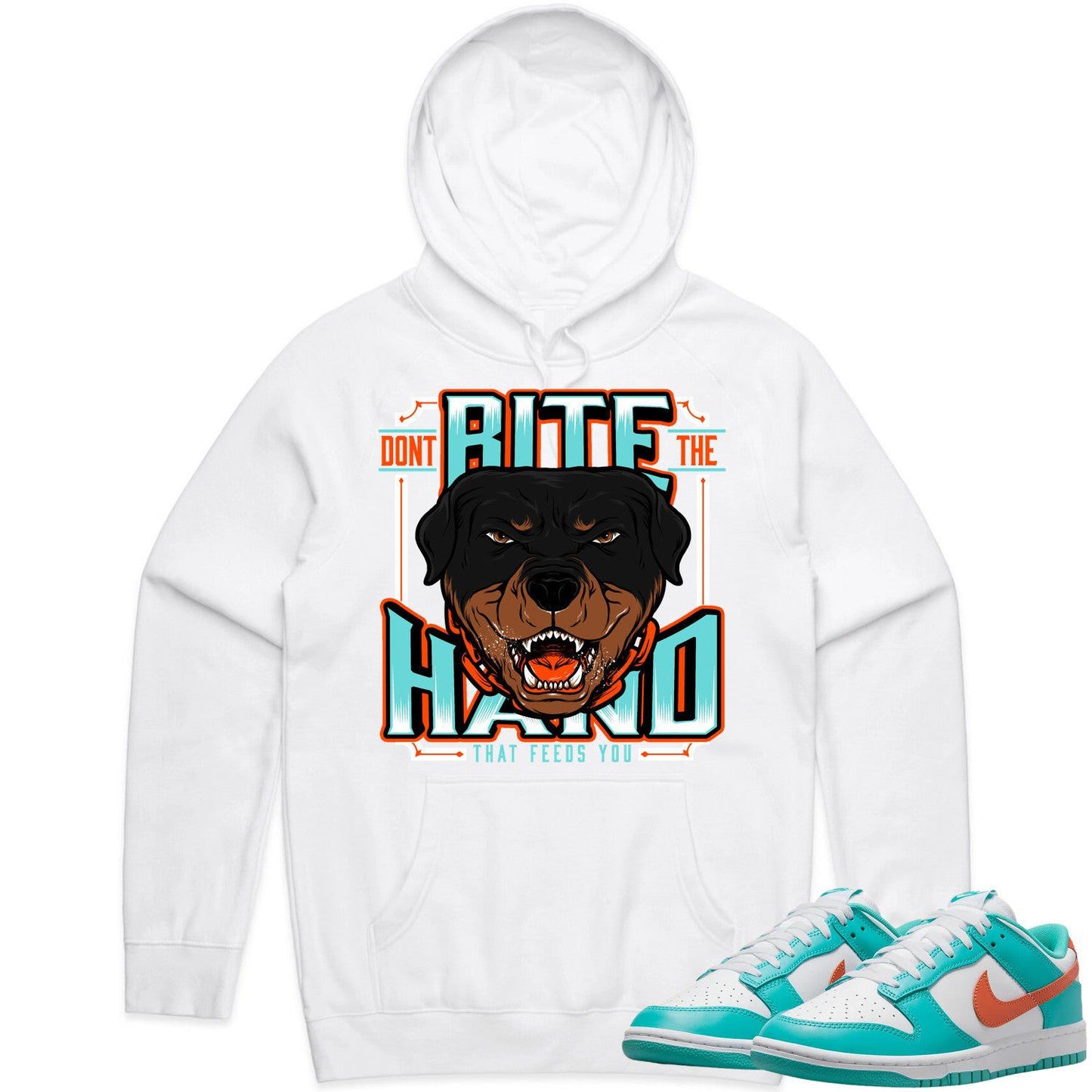 Miami Dunks Hoodie - Dolphins Dunks Hoodies - Miami Dont Bite