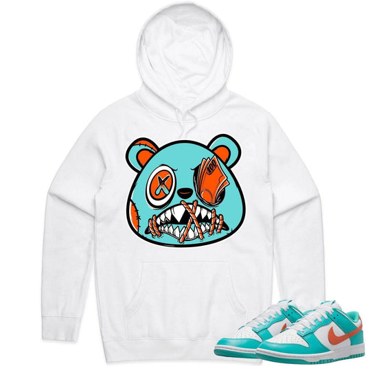 Miami Dunks Hoodie - Dolphins Dunks Hoodies - Miami Money Talks Baws