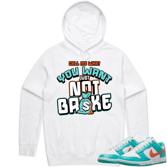 Miami Dunks Hoodie - Dolphins Dunks Hoodies - Miami Not Broke