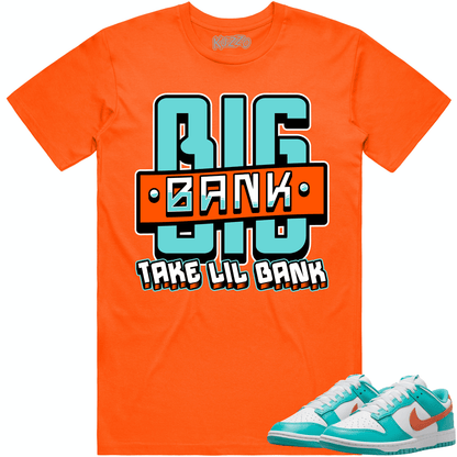 Miami Dunks Shirt - Dolphins Dunks Sneaker Tees - Big Bank