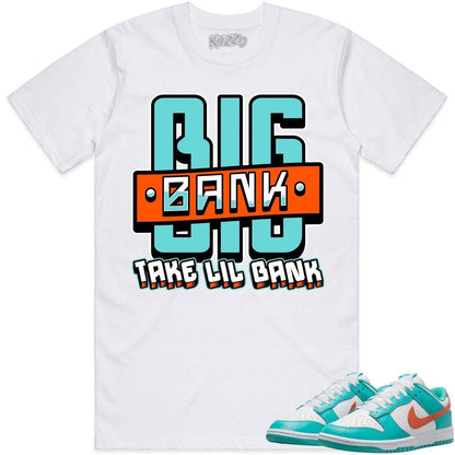 Miami Dunks Shirt - Dolphins Dunks Sneaker Tees - Big Bank