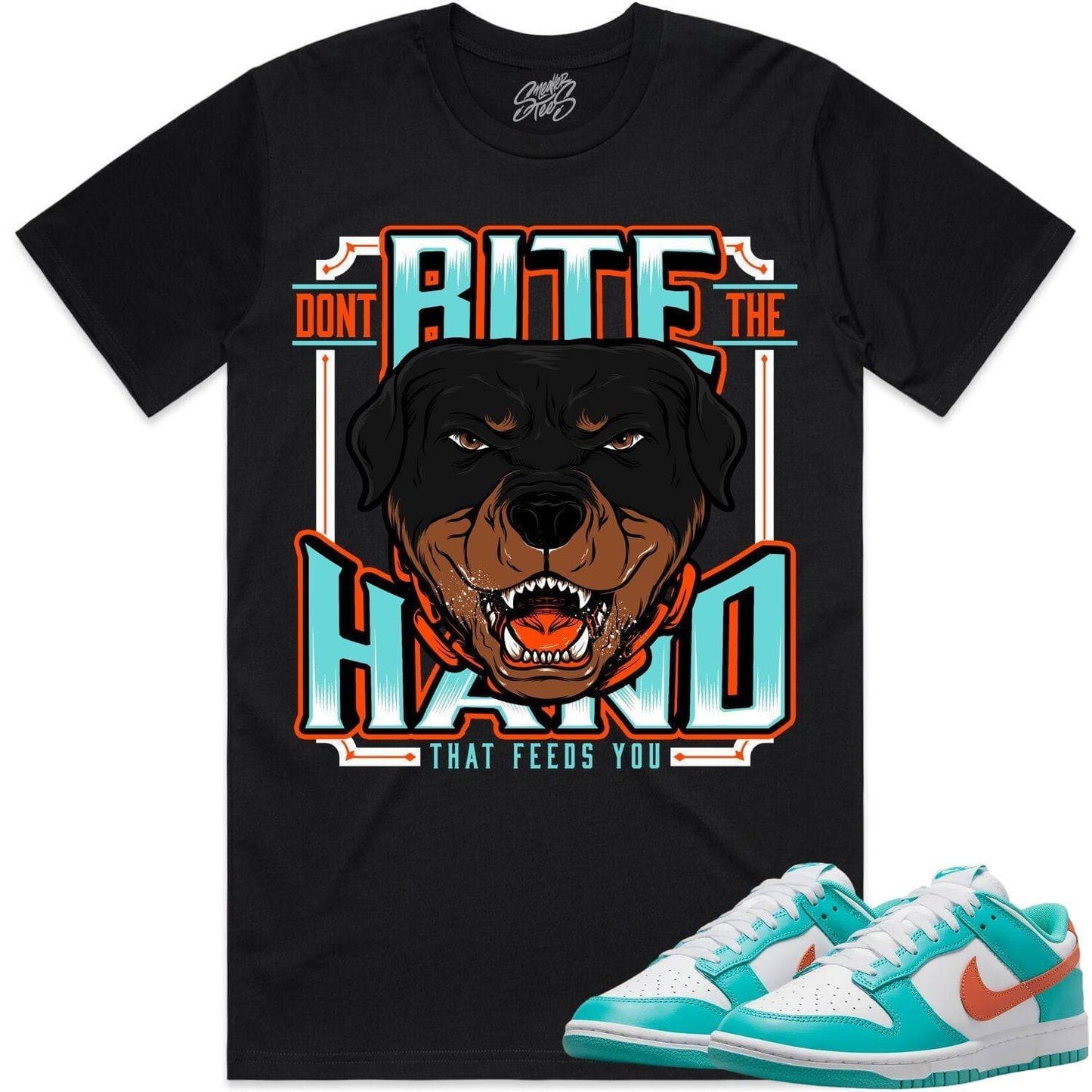 Miami Dunks Shirt - Dolphins Dunks Sneaker Tees - Dont Bite