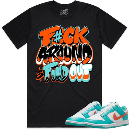 Miami Dunks Shirt - Dolphins Dunks Sneaker Tees - F#CK