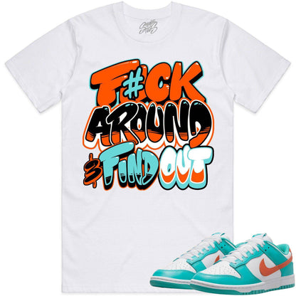 Miami Dunks Shirt - Dolphins Dunks Sneaker Tees - F#CK