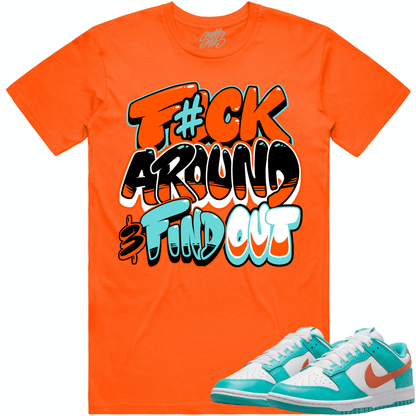 Miami Dunks Shirt - Dolphins Dunks Sneaker Tees - F#CK