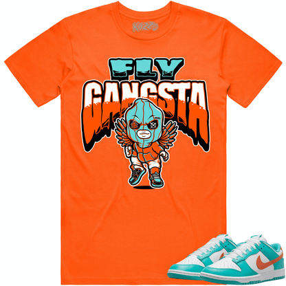 Miami Dunks Shirt - Dolphins Dunks Sneaker Tees - Fly Gangsta