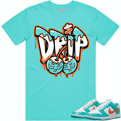 Miami Dunks Shirt - Dolphins Dunks Sneaker Tees - Money Drip