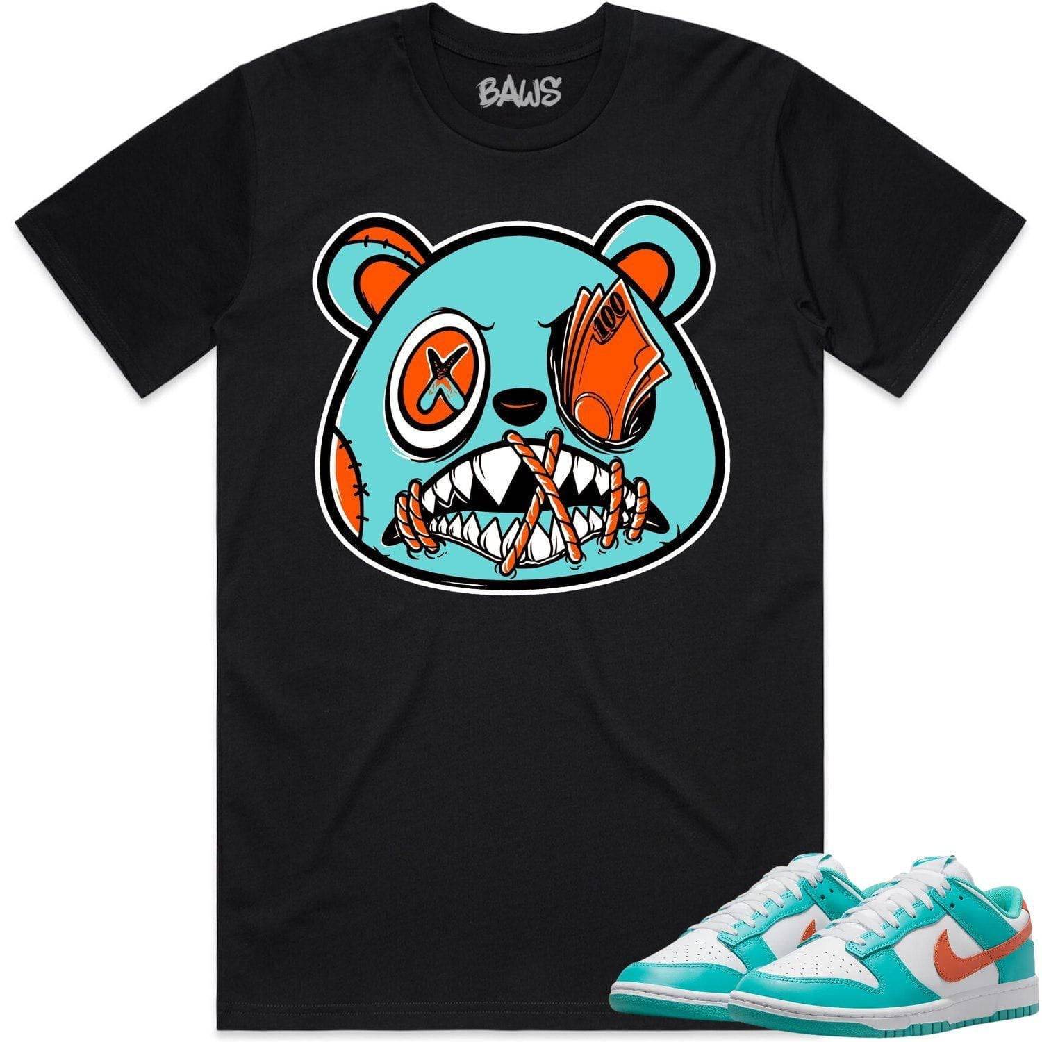 Miami Dunks Shirt - Dolphins Dunks Sneaker Tees - Money Talks