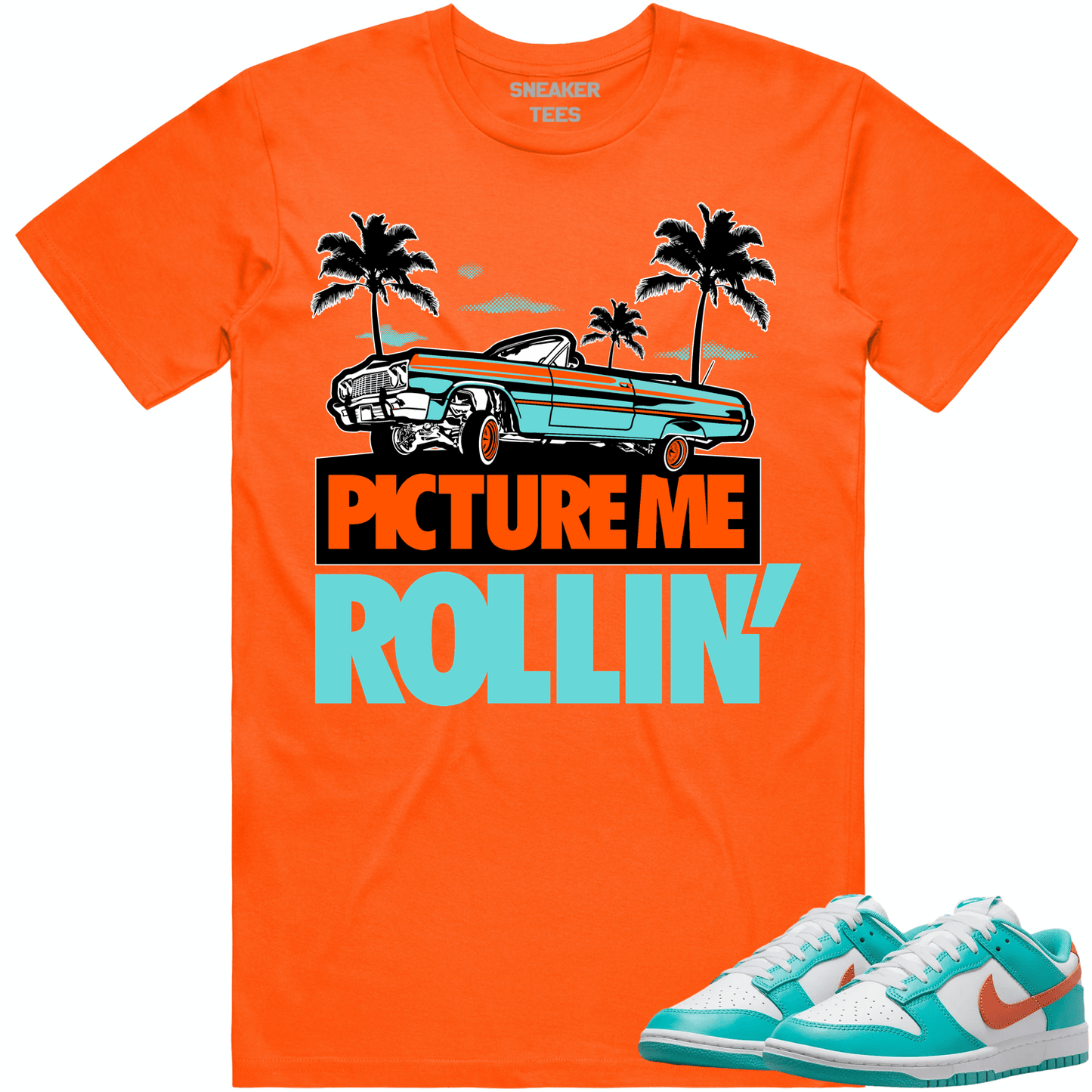 Miami Dunks Shirt - Dolphins Dunks Sneaker Tees - Picture Me