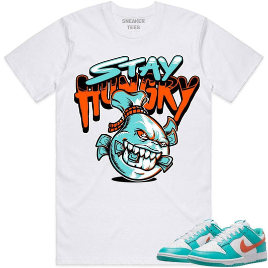 Miami Dunks Shirt - Dolphins Dunks Sneaker Tees - Stay Hungry