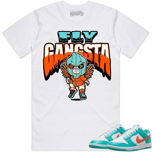 Miami Dunks Shirt - Miami Dunks Sneaker Tees - Miami Fly Gangsta
