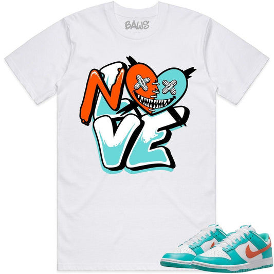 Miami Dunks Shirt - Miami Dunks Sneaker Tees - Miami No Love Baws