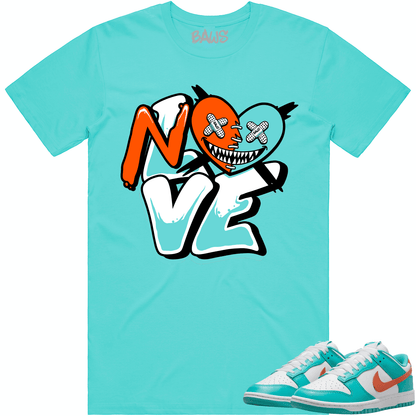 Miami Dunks Shirt - Miami Dunks Sneaker Tees - Miami No Love Baws