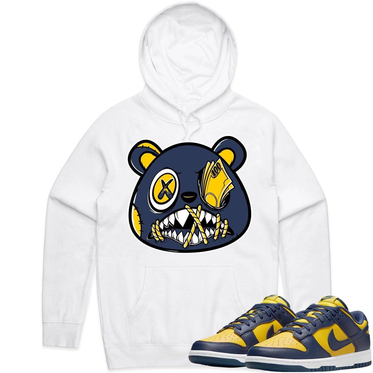 Michigan Dunks Hoodie - Michigan Dunks Hoodies - Money Talks Baws