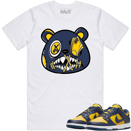 Michigan Dunks Shirt - Michigan Dunks Sneaker Tees - Money Talks Baws