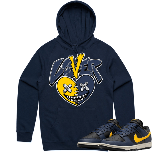 Michigan Vintage Dunks Hoodie - Dunks Hoodies - Lover Loser Baws