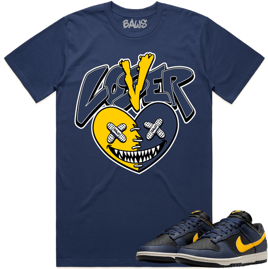 Michigan Vintage Dunks Shirt - Dunks Sneaker Tees - Lover Loser Baws