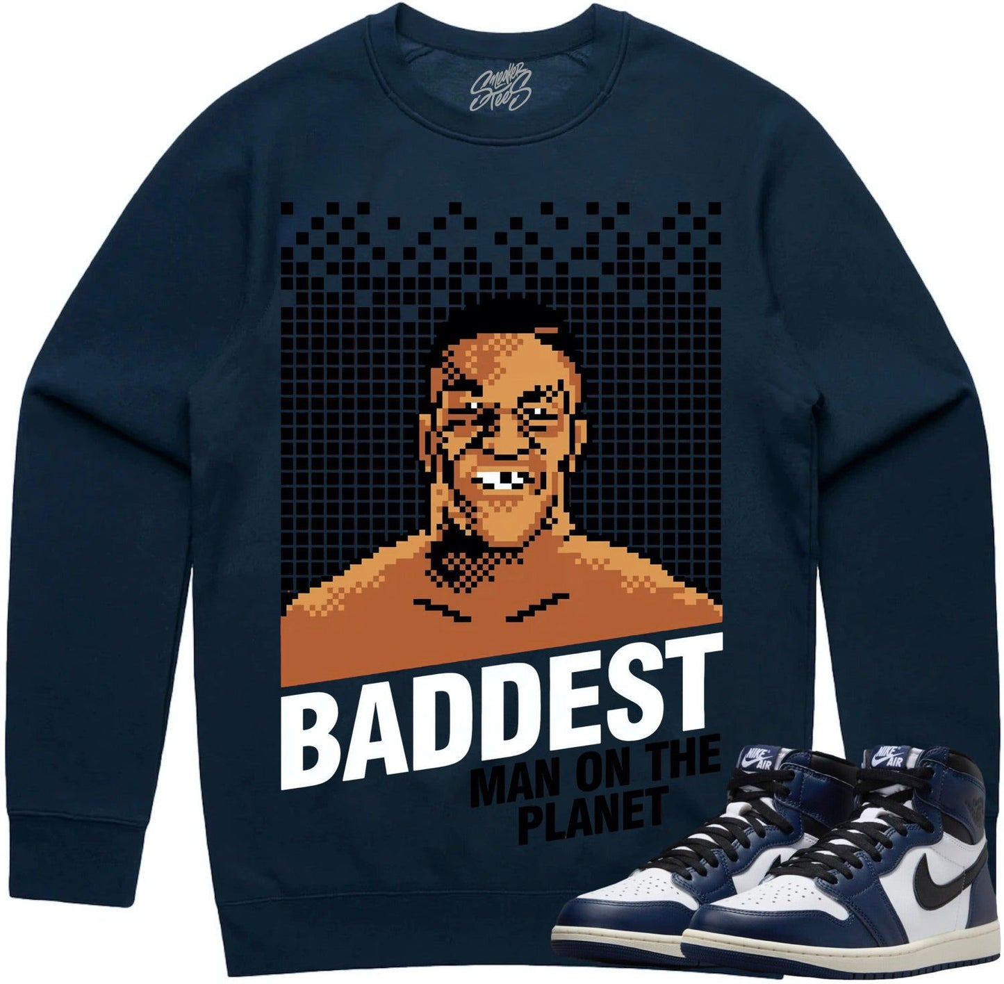 Midnight Navy 1s Sweater - Jordan 1 Sweater to Match - Baddest