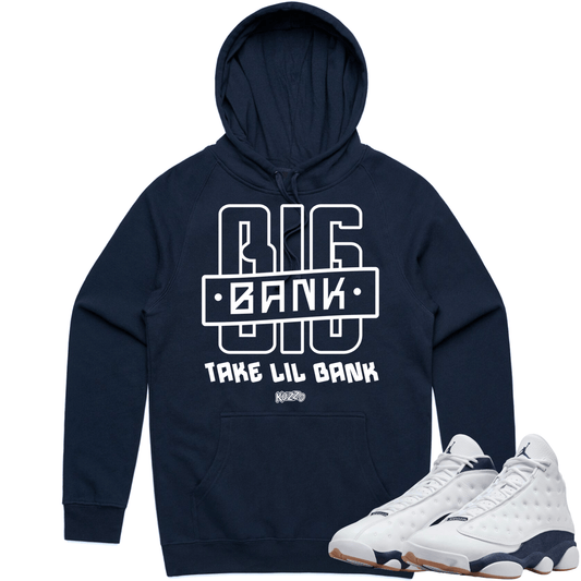 Midnight Navy Gum 13s Hoodie to Match - Big Bank