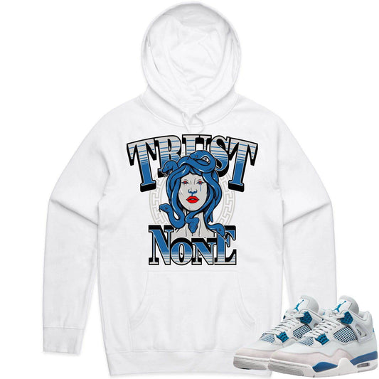 Military Blue 4s Hoodie - Jordan 4 Military Blue 4s Hoodie - Trust