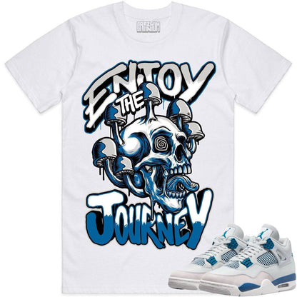 Military Blue 4s Shirt - Jordan 4 Military Blue Shirts - Enjoy Journey