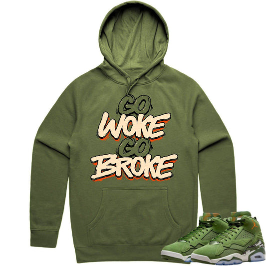 MVP Sky J Hoodie - Jordan MVP 678 Sky J Olive Hoodie - Go Woke