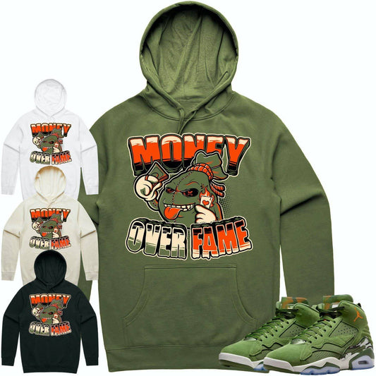 MVP Sky J Hoodie - Jordan MVP 678 Sky J Olive Hoodie - Money over Fame