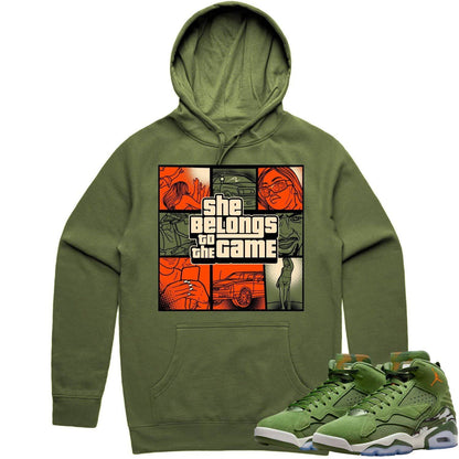 MVP Sky J Hoodie - Jordan MVP Olive Sky J Hoodie - Celadon Game