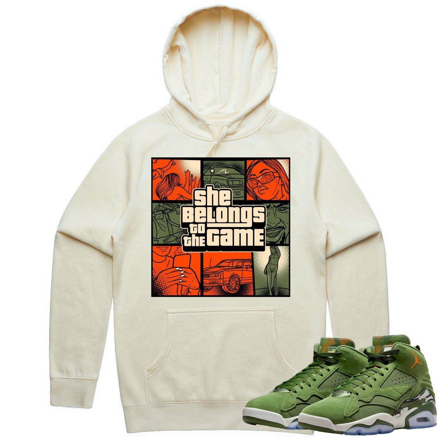 MVP Sky J Hoodie - Jordan MVP Olive Sky J Hoodie - Celadon Game