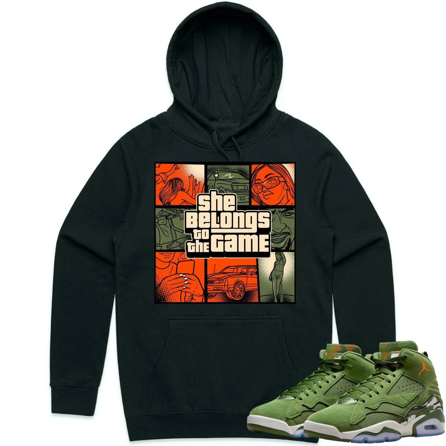 MVP Sky J Hoodie - Jordan MVP Olive Sky J Hoodie - Celadon Game