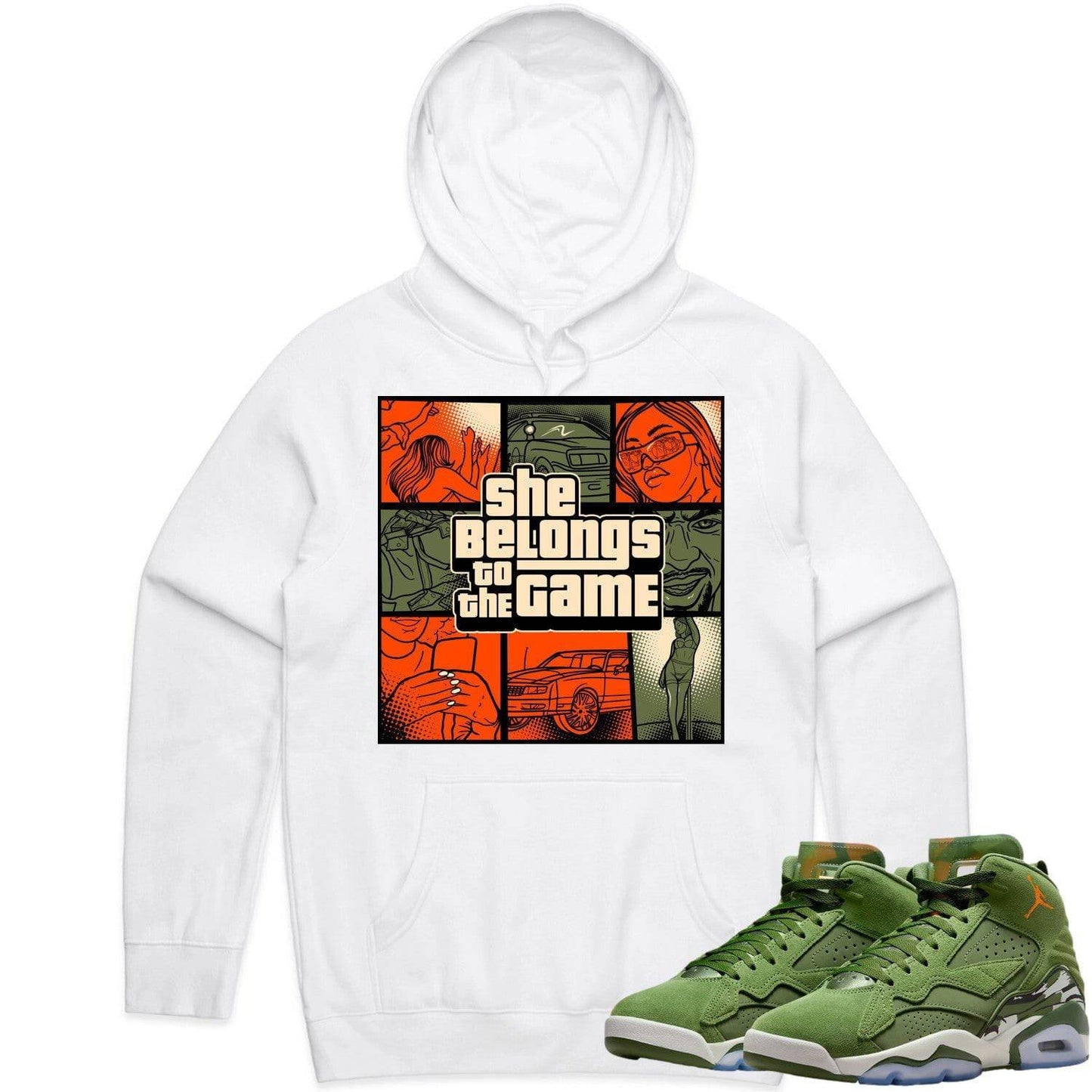 MVP Sky J Hoodie - Jordan MVP Olive Sky J Hoodie - Celadon Game