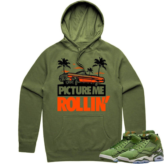 MVP Sky J Hoodie - Jordan MVP Olive Sky J Hoodie - Picture