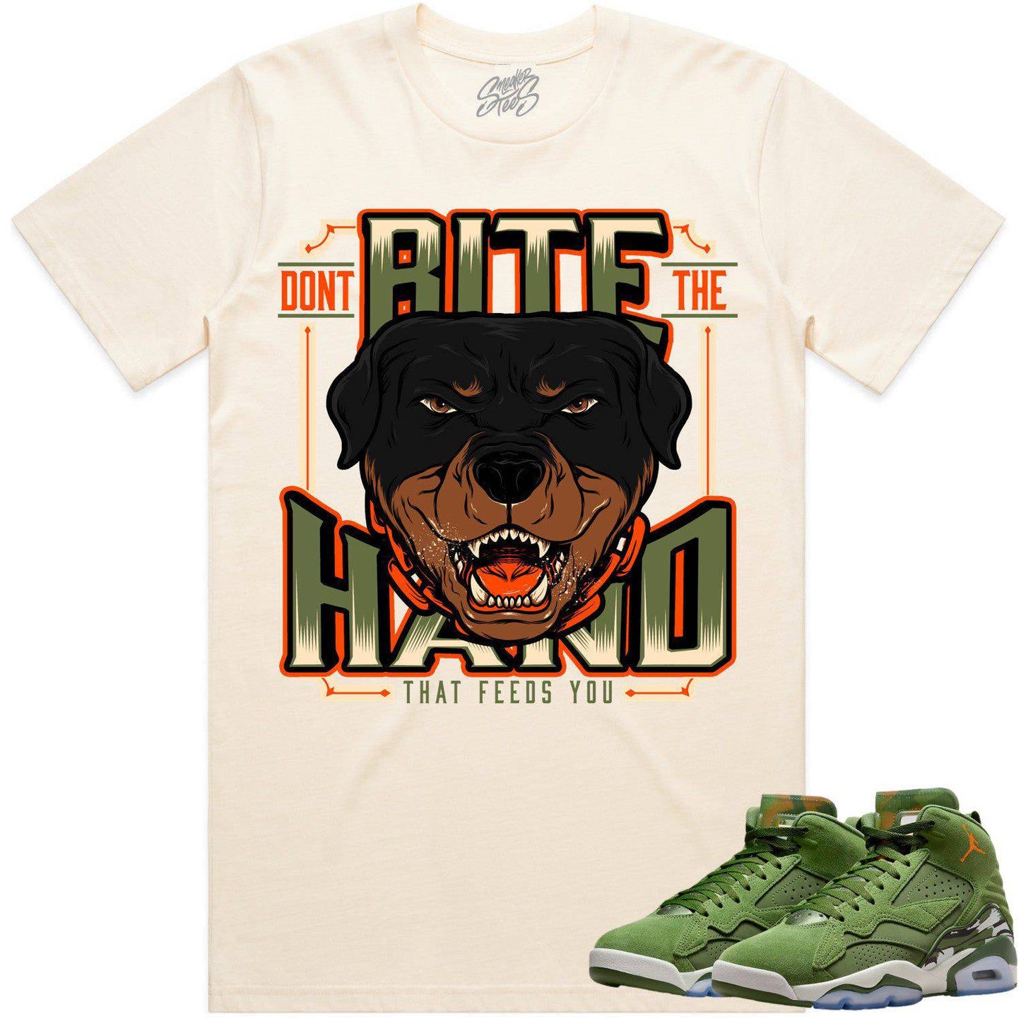 MVP Sky J Shirt - Jordan MVP 678 Olive Shirts - Celadon Dont Bite